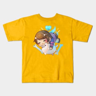 ut- Floating frisk Kids T-Shirt